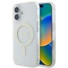 Guess GUHMP16SHFGERET iPhone 166.1 przeźroczysty/transparent hardcase IML Glitter Circle MagSafe